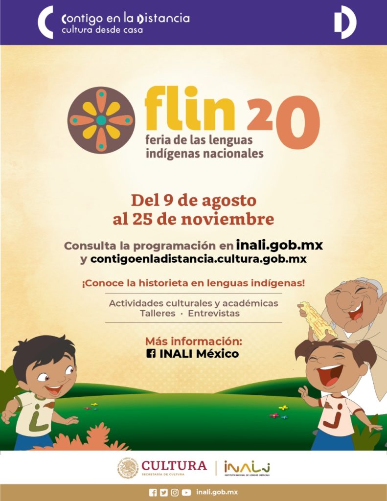 La Secretaría de Cultura y el INALI anuncian la Feria de las Lenguas Indígenas Nacionales 2020