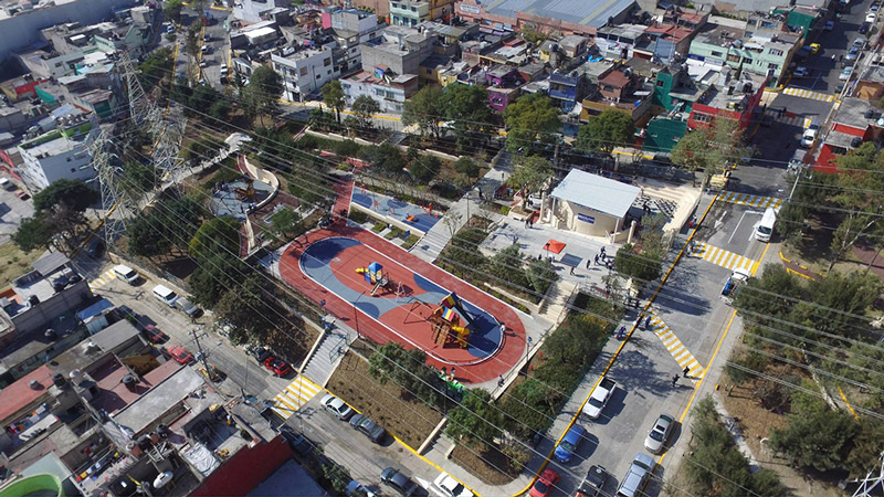 Inaugura Naucalpan espacio rehabilitado en Lomas de San Agustín