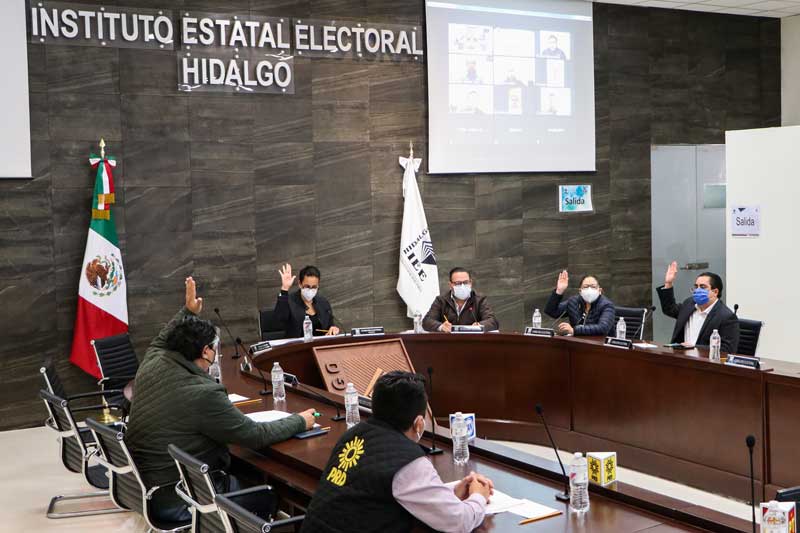 IEEH aprueba registro de Candidaturas en reserva, sustituciones y cancela registro de Candidato Independiente