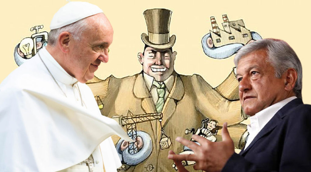 El Papa Francisco y López Obrador en contra del neoliberalismo