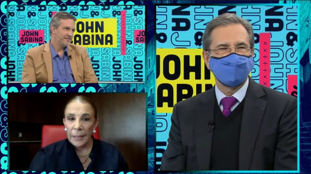 Escala polémica en “John y Sabina”; Moctezuma Barragán media y cuestionan a Ackerman en Twitter