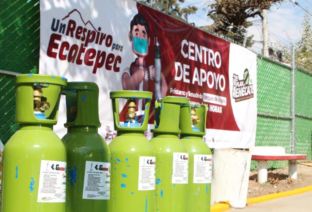 Gobierno de Ecatepec entregará tanques de oxigeno a domicilio a adultos mayores enfermos de Covid-19