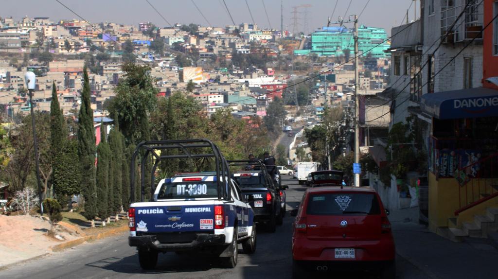 Realiza Policía de Naucalpan operativo en San Rafael Chamapa