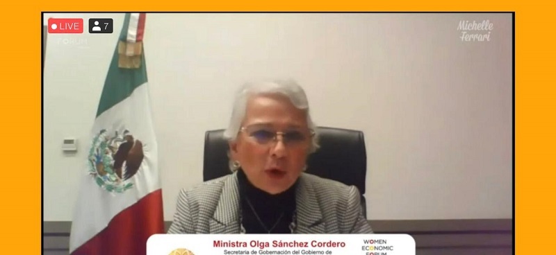 En México existe un gobierno de cambio histórico y transformación: Olga Sánchez Cordero