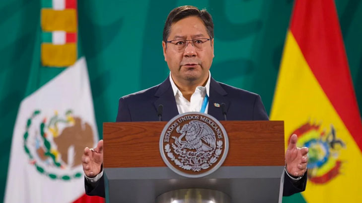 Luis Alberto Arce Catacora, presidente de Bolivia, visita México