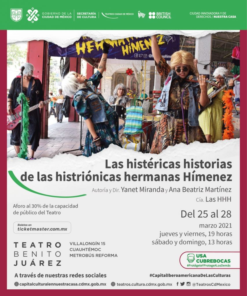 Recibe Teatro Benito Juárez a las Histriónicas Hermanas Hímenez