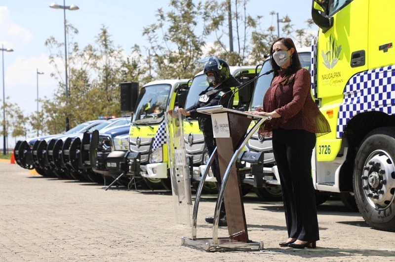 Presenta Patricia Durán parque vehicular para la policía municipal