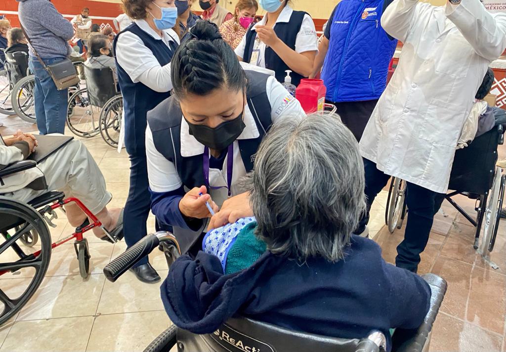 Inicia vacunación contra COVID-19  en La Paz, Edo. Mex.