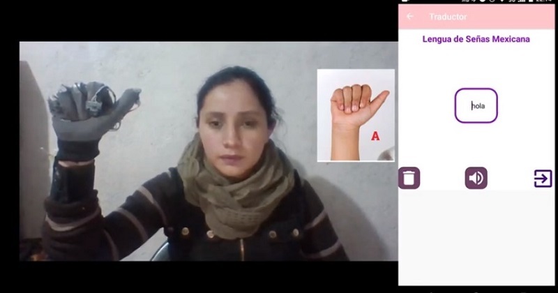 Crean politécnicas guantes traductores de la lengua de señas mexicana