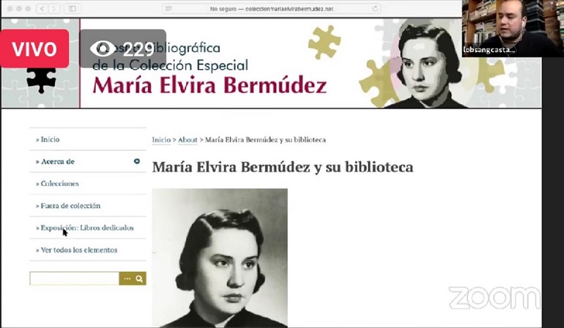 Informan que colección de libros de María Elvira Bermúdez está disponible en versión digital