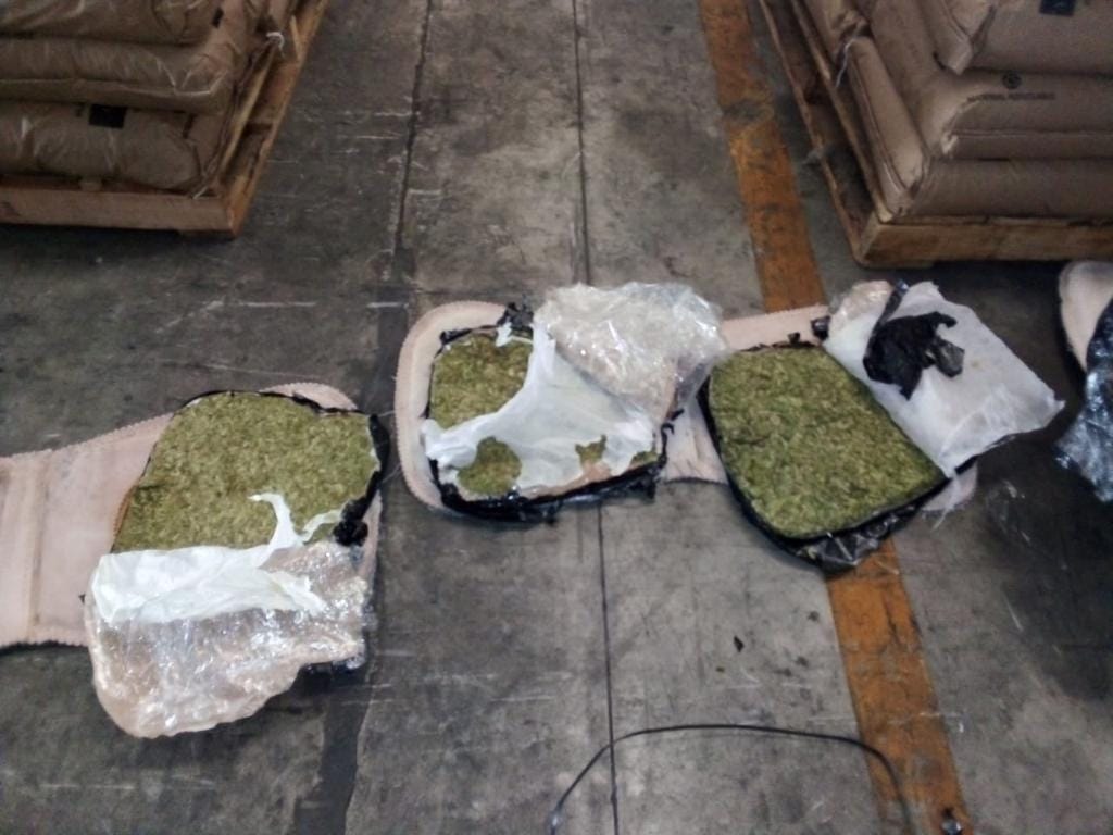 Aduanas, marina armada de México y FGR decomisan más de una tonelada de marihuana en el Puerto de Manzanillo