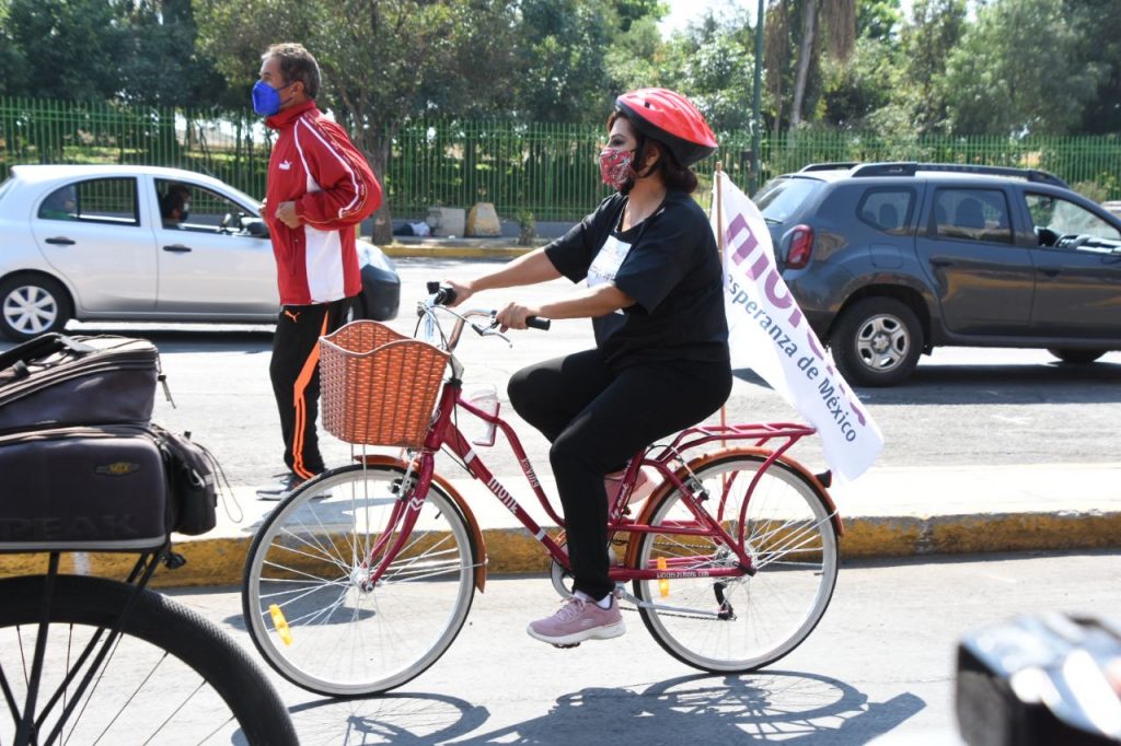 Promete Clara Brugada  infraestructura para la movilidad sustentable