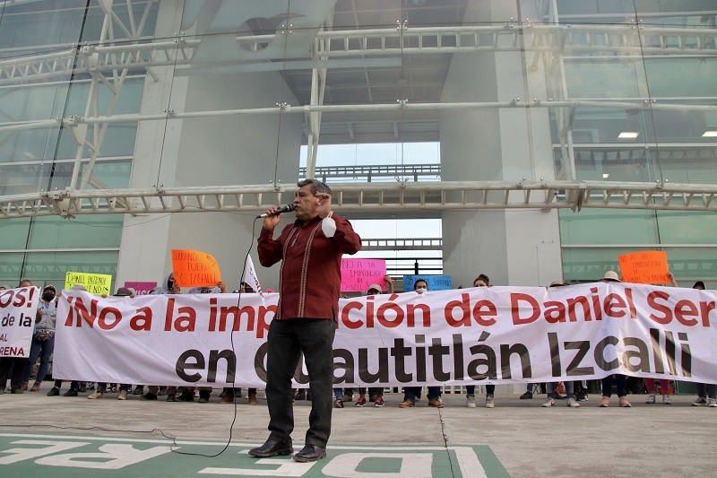 El alcalde con licencia por Cuautitlán Izcalli, Ricardo Núñez, se inconforma ante autoridades electorales por imposición de candidatura de Daniel Serrano