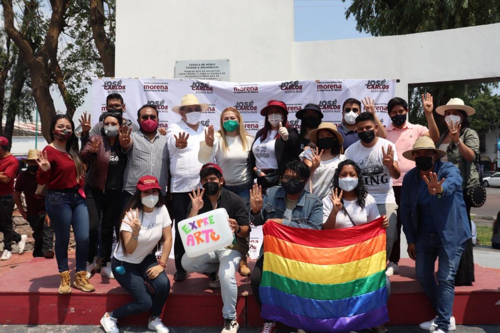 Candidato de morena a la alcandía Xochimilco brindará apoyo a la juventud