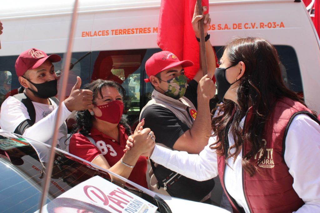 Manifiestan su apoyo transportistas de Naucalpan  a la candidata Patricia Durán Reveles