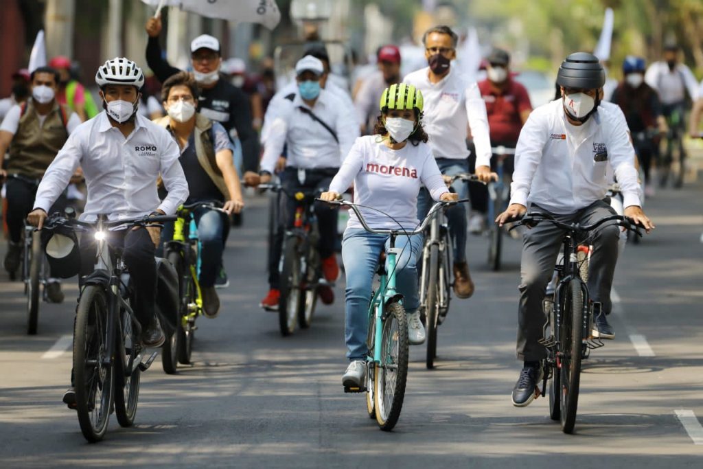 Firman  Padierna, Llerenas y  Romo acuerdo para fortalecer movilidad ciclista