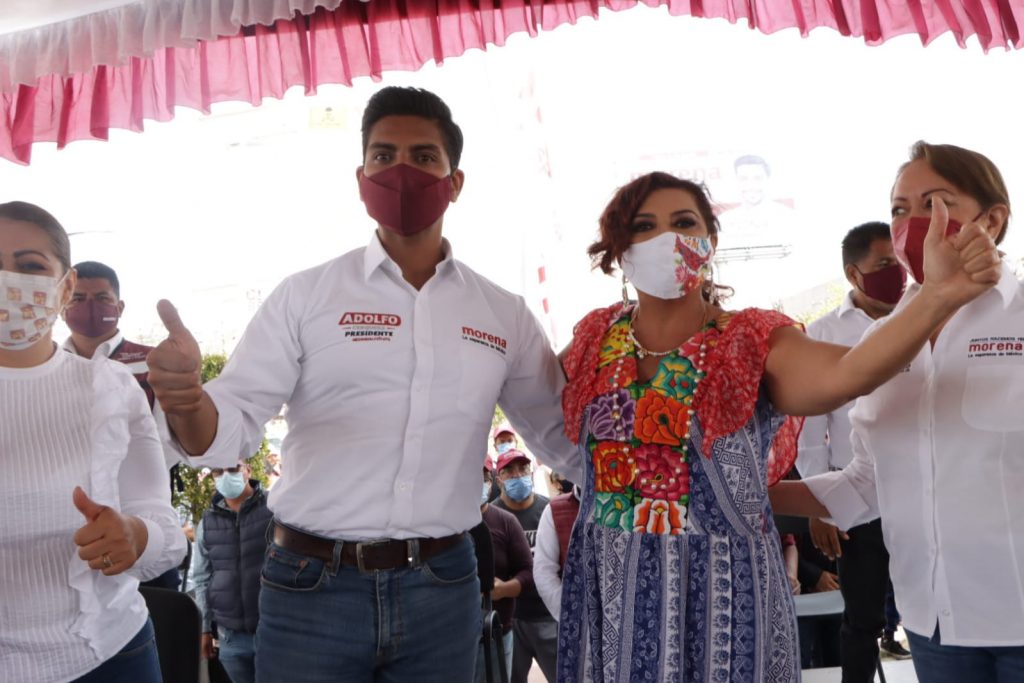 Adolfo Cerqueda y Clara Brugada candidatos de morena, impulsar agenda metropolitana en materia en seguridad, movilidad y desarrollo en la zona limítrofe entre Neza e Iztapalapa