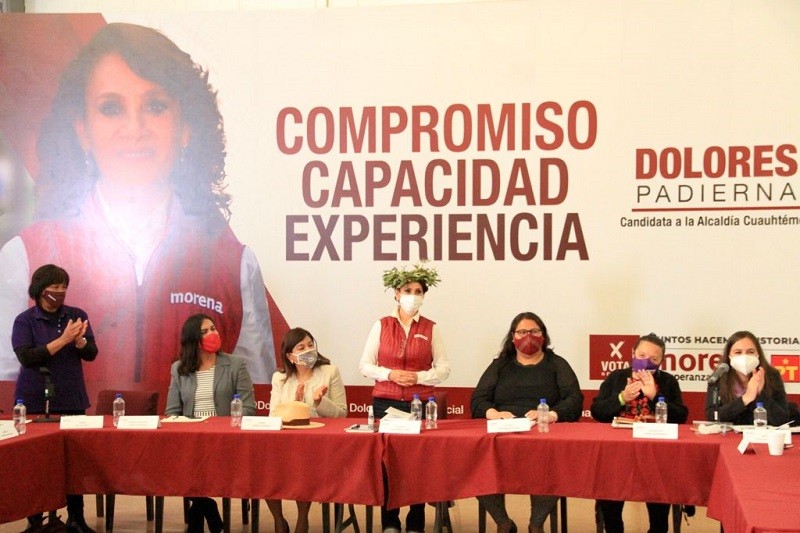 Se compromete Dolores Padierna a erradicar la violencia de género en la Alcaldía Cuauhtémoc