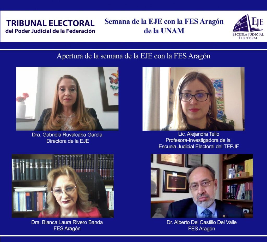 Con la FES Aragón de la UNAM, se inaugura la Semana de la Escuela Judicial Electoral del TEPJF