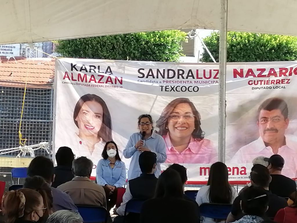 Alto al vandalismo de propaganda electoral de MORENA en Texcoco