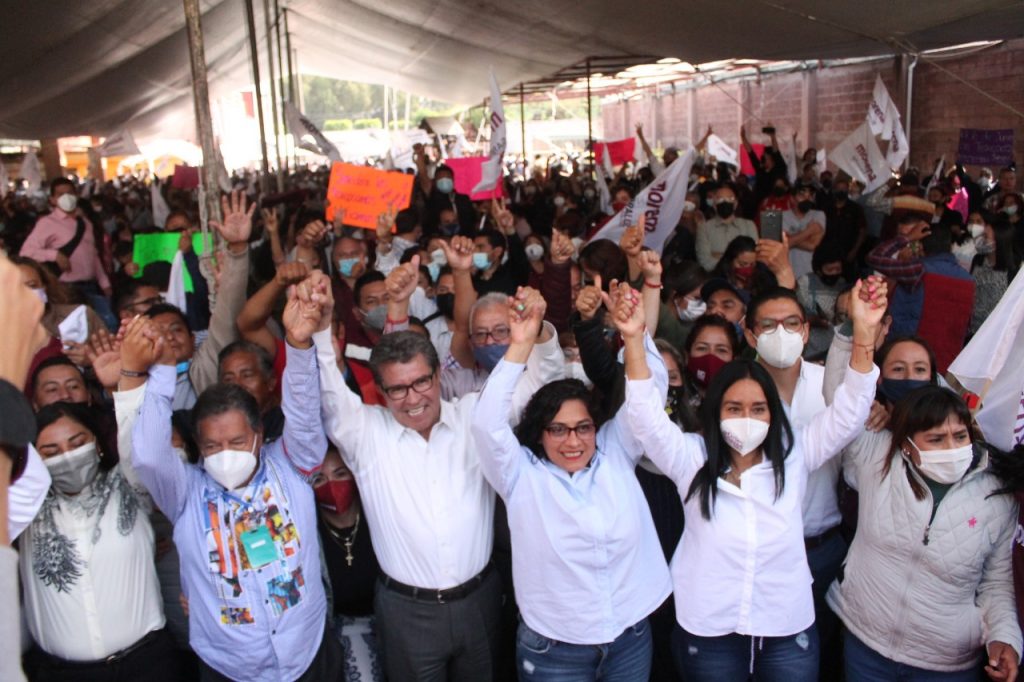 Reconoce Ricardo Monreal el trabajo y liderazgo de MORENA en Texcoco