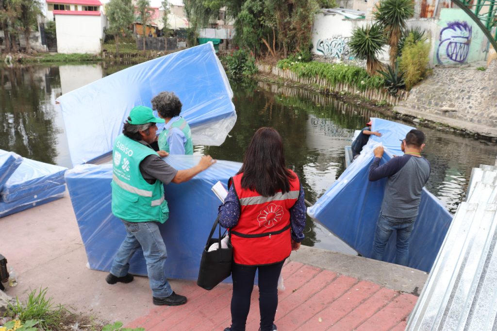 Apoyo de la Alcaldía Xochimilco  a familias afectadas por incendio
