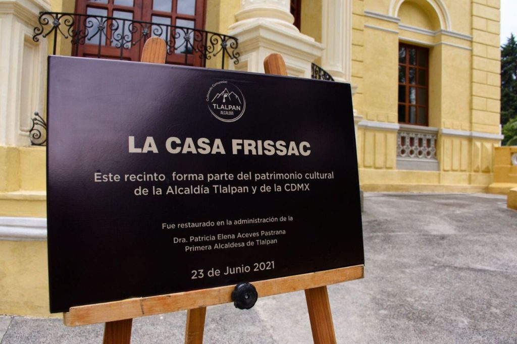 Alcaldía Tlalpan invierte 15mdp en la restauración de la histórica Casa Frissac