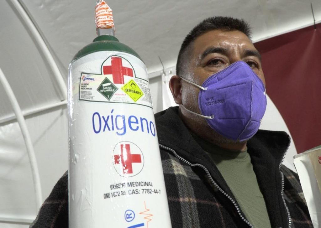 Ecatepec reactiva préstamo de tanques de oxígeno para apoyar la población ante tercera ola de Covid-19
