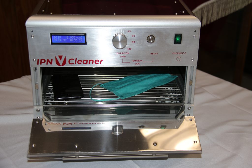 Crea IPN dispositivo de desinfección ultravioleta para superficies de objetos de uso diario