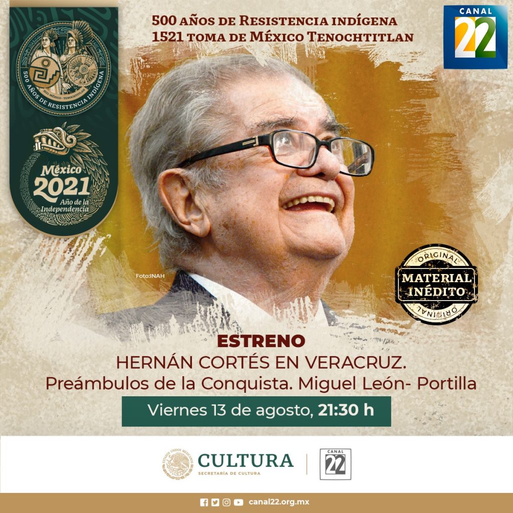 La Secretaría de Cultura presenta material inédito de Miguel León-Portilla