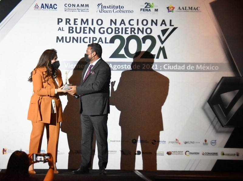 Coacalco recibió el premio especial por la implementación de políticas innovadoras