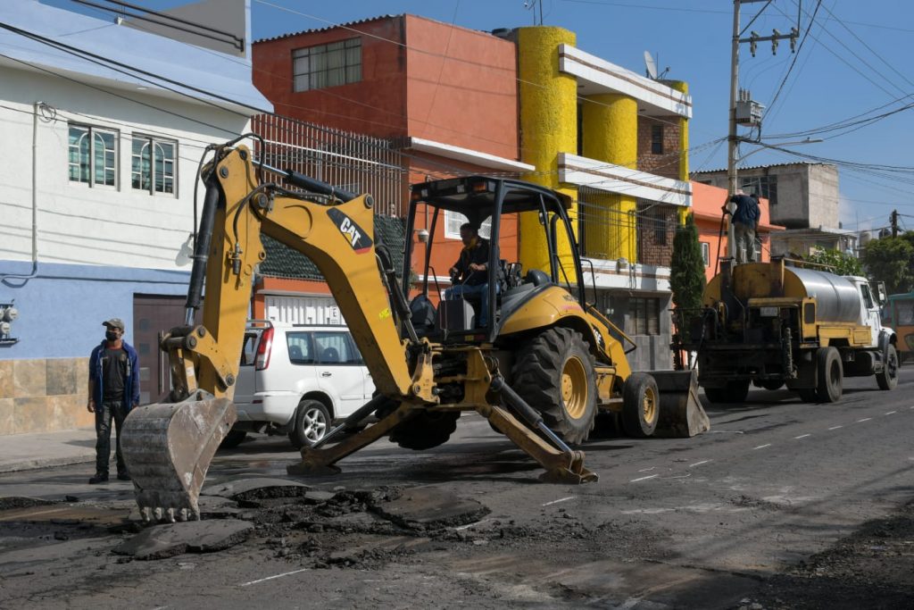 Pavimentará Nezahualcóyotl 28 km de calles y avenidas