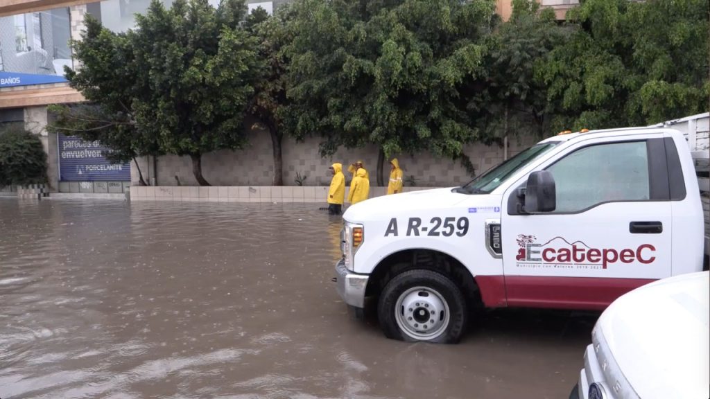 Plan Mixtli se activa por las fuertes lluvias en Ecatepec y reporta saldo blanco