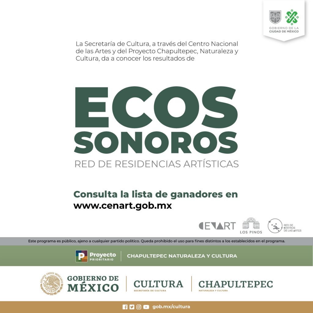 Los resultados de la convocatoria Ecos Sonoros. Red de Residencias Artísticas