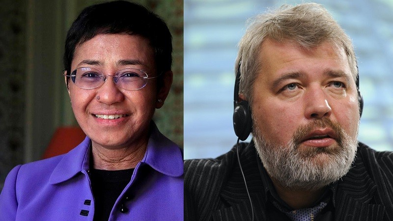 Maria Ressa y Dmitry Muratov, periodistas ganadores del Premio Nobel de la Paz 2021