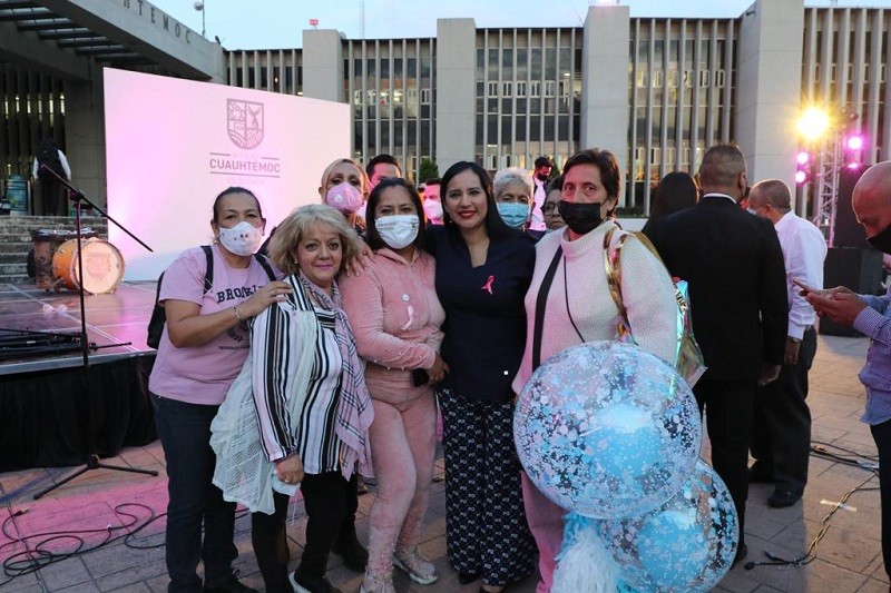 Alcaldía Cuauhtémoc ofrece concierto a favor de las mujeres que luchan contra el cáncer de mama: Sandra Cuevas