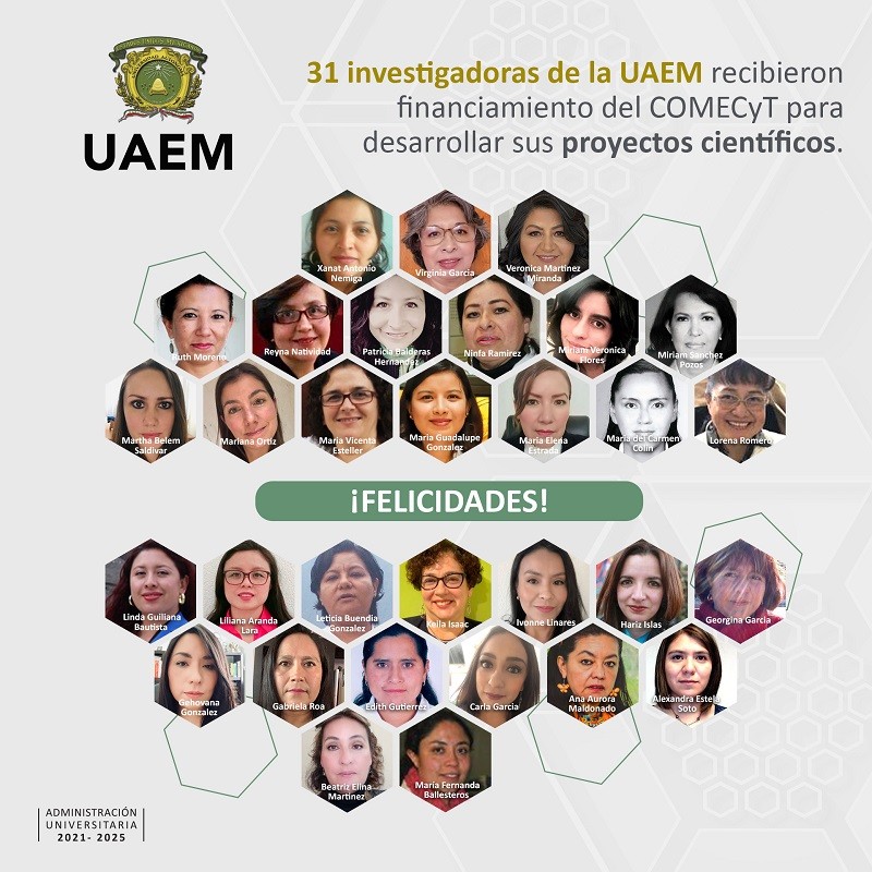 Mujeres científicas de la UAEM reciben financiamiento estatal por la pertinencia de sus investigaciones