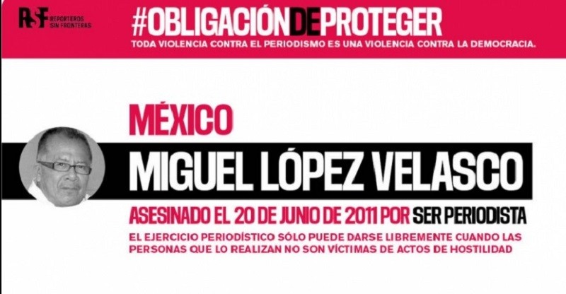 Retoman caso del periodista mexicano Milo Vela, asesinado hace 10 años