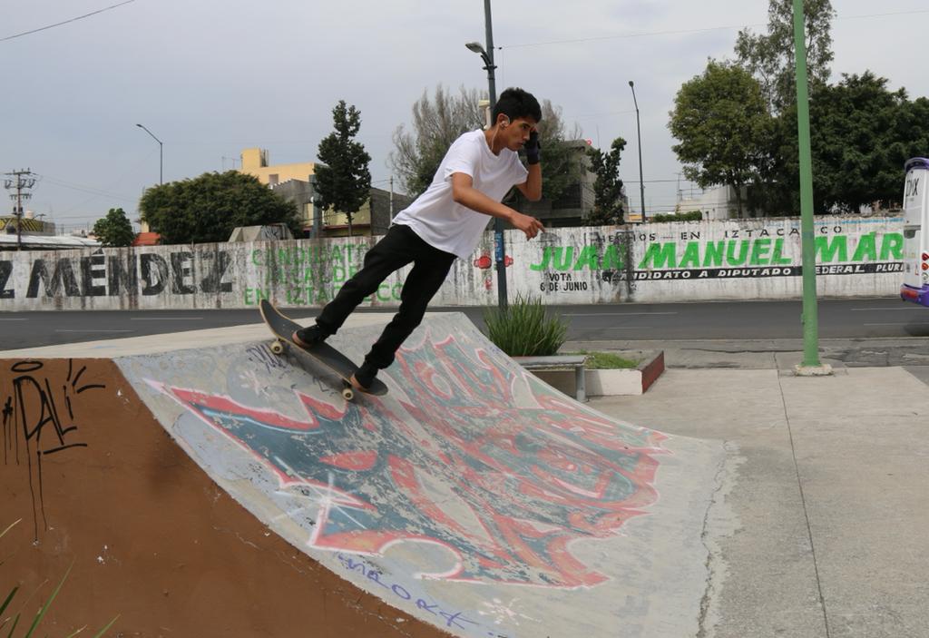 Anuncian rehabilitación del skatepark  en la colonia Agrícola Pantitlán
