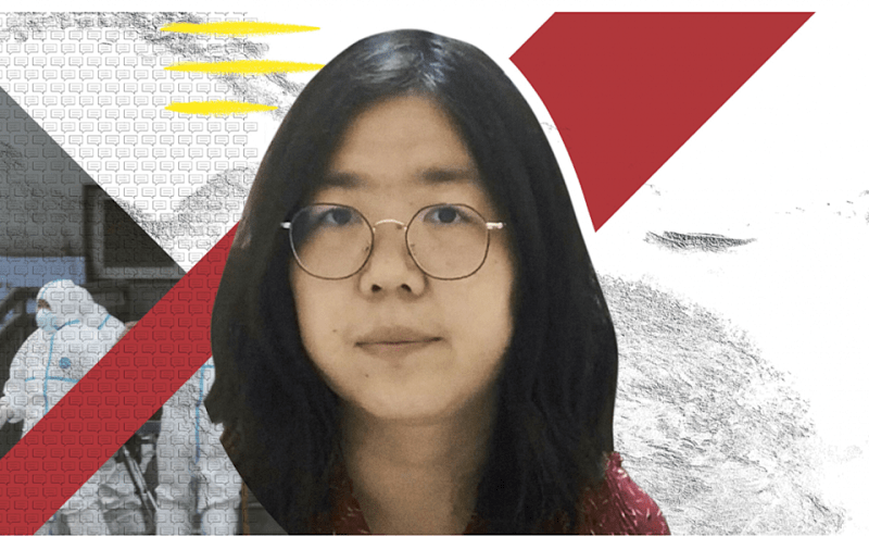 En riesgo, la vida de Zhang Zhan, abogada china postulada al Premio a la Libertad de Prensa 2021