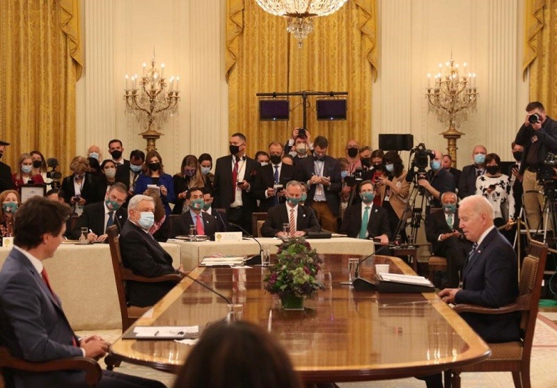 Califica AMLO de “cumbre progresista” el encuentro con Joe Biden y Justin Trudeau