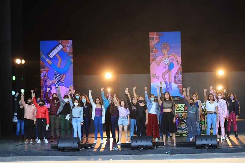 Conmemoran Mujeres Mexiquenses el Día Naranja a Través del Breve Encuentro de Artes Feministas en Texcoco