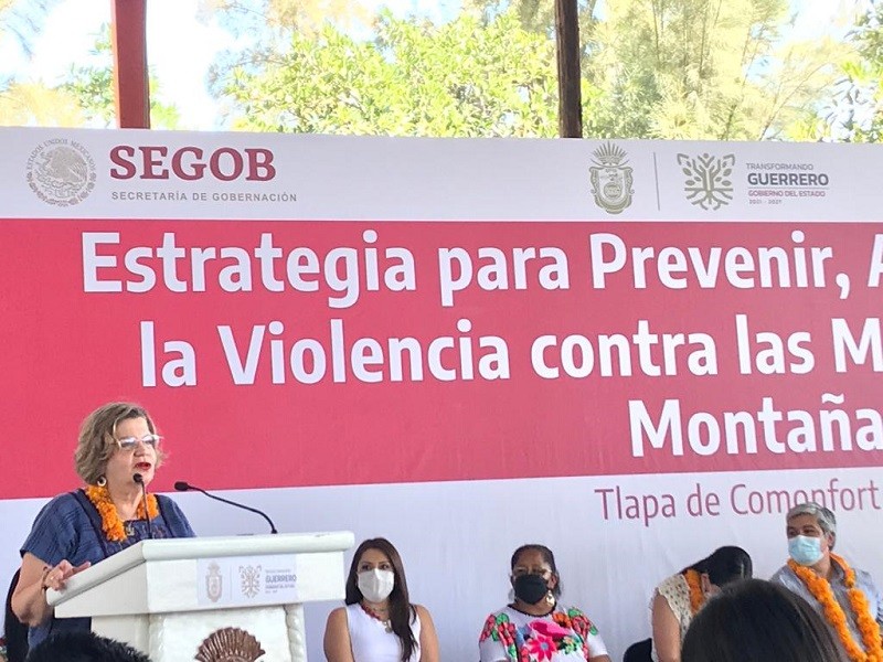 Inmujeres acompañará estrategia integral para garantizar a las mujeres y niñas una vida libre de violencia en Guerrero