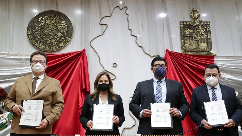 El TEPJF y el Congreso de Nuevo León firman Convenio para la capacitación en materia de derechos político-electorales