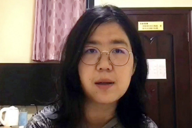Preocupa estado de salud de la periodista china Zhang Zhan