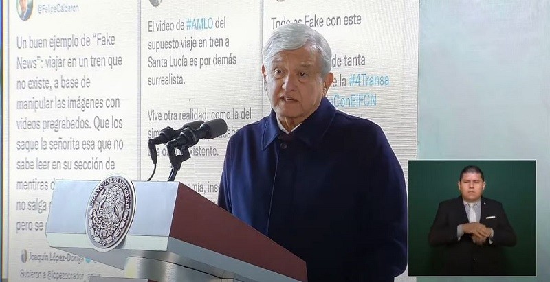 Exhibe AMLO mentiras de López-Dóriga y Calderón; “caen en el ridículo”, asegura