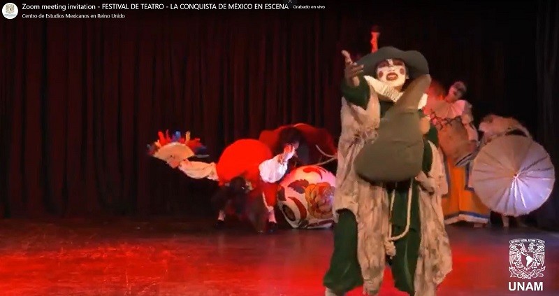 Compañía de Comedias de la UAEM se presentó en el Festival de Teatro Clásico Español y Novohispano