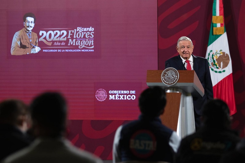 Anuncia AMLO que 2022 estará dedicado a Ricardo Flores Magón