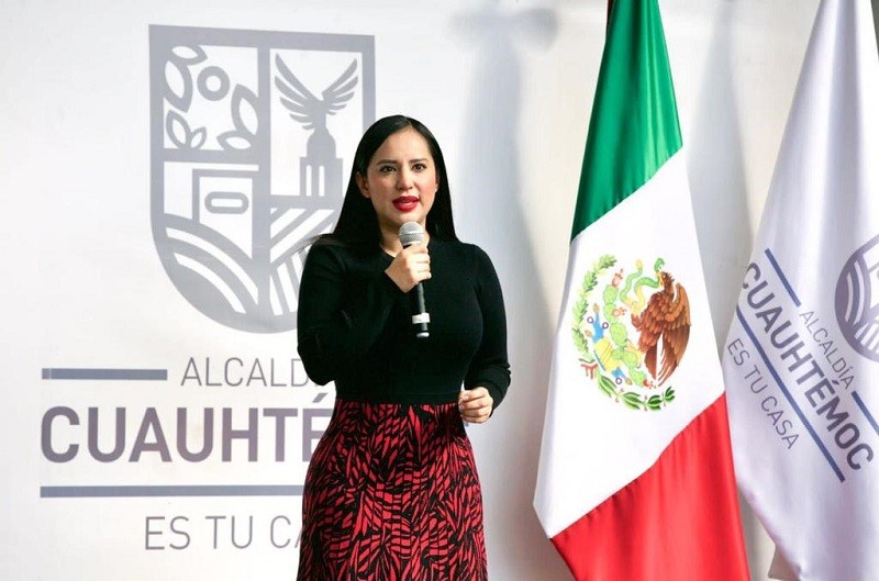 Sandra Cuevas, alcaldesa en Cuauhtémoc anuncia que este año trabajará en corredor turístico verde en zona rosa y en mayor seguridad para la demarcación