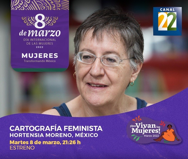 Canal 22 estrena la serie de cápsulas Cartografía feminista, conceptos clave del feminismo